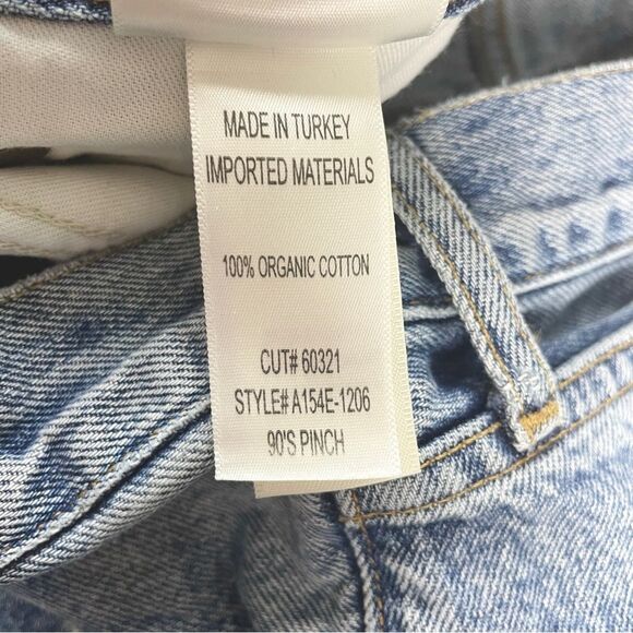 AGOLDE 90's Pinch Waist Jeans in Rule - Size 25 - Picture 6 of 9